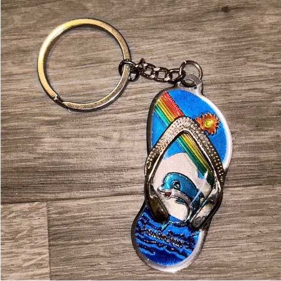 🟠3 $5 for $10🟠 Cancun key chain sandals - Picture 1 of 4